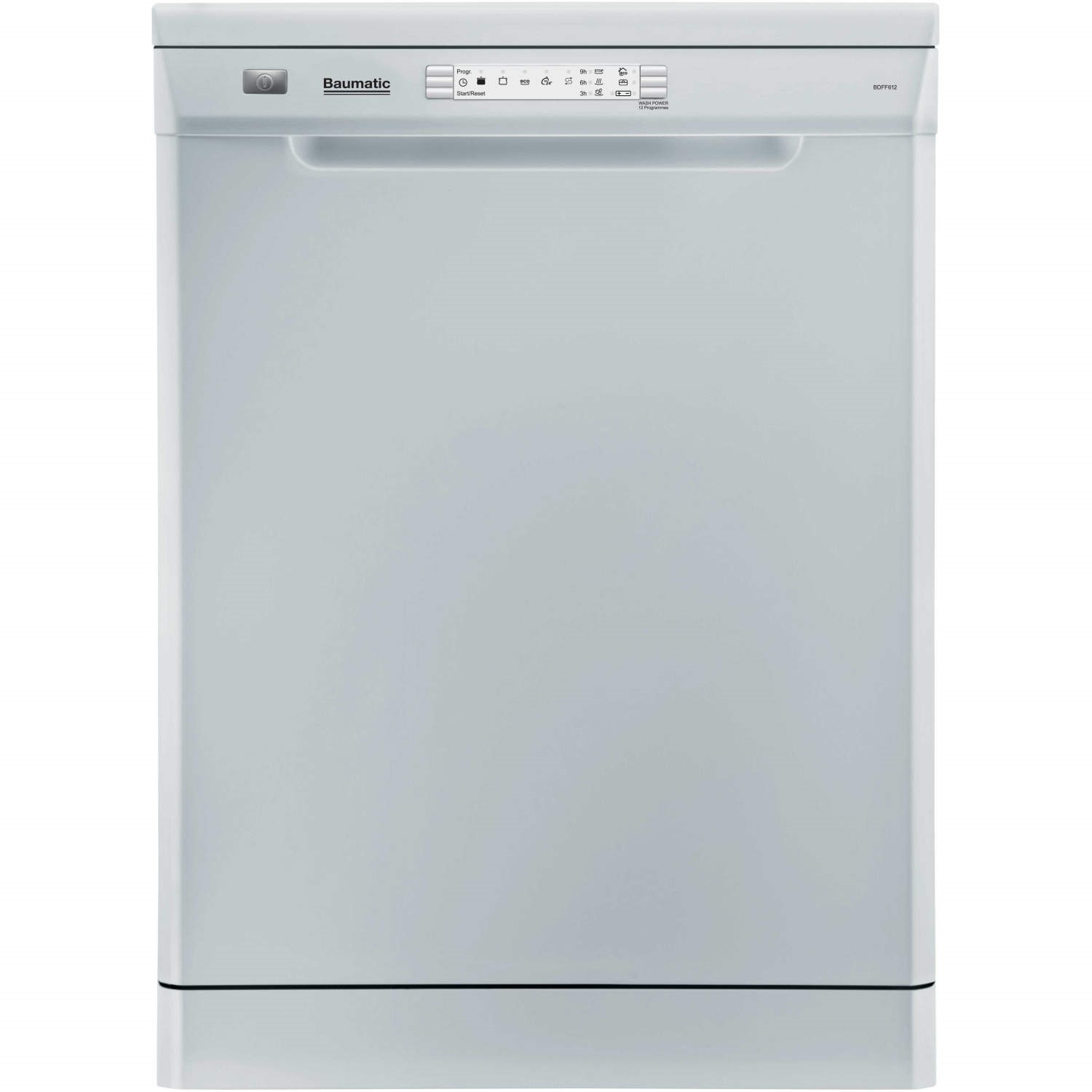 Baumatic BDFF612 A++Rated 12 Place Full Size Freestanding Dishwasher