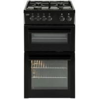 Beko BDG582K 50cm Wide Double Cavity Gas Cooker Black