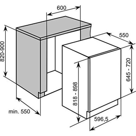Baumatic BDIF613 13 Place Fully Integrated Dishwasher