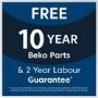 Beko Integrated Dishwasher – Fast+ C-rated Black Control Panel
