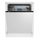 BDIN25440 Beko Integrated Dishwasher – Fast+ C-rated Black Control Panel