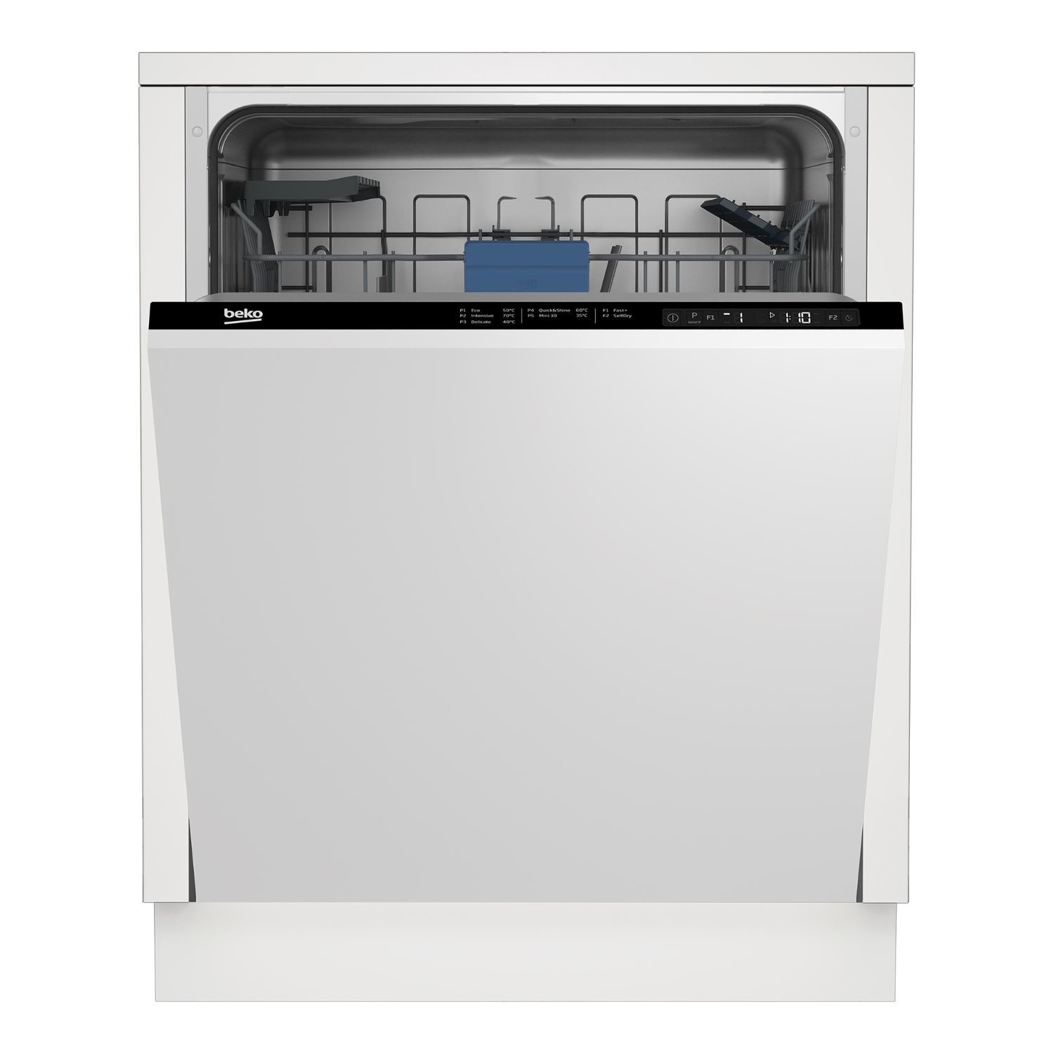 Integrated Dishwasher Fast+ Control Panel