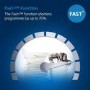 Beko Integrated Dishwasher – Fast+ C-rated Black Control Panel