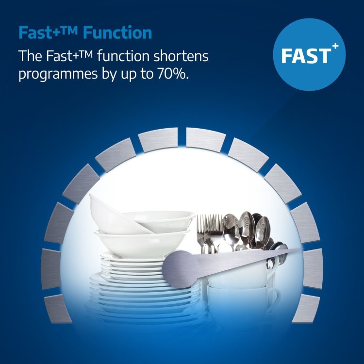 Beko Integrated Dishwasher – Fast+ C-rated Black Control Panel