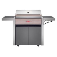 BeefEater 1500 Series - 4 Burner Gas BBQ Grill & Side Burner Trolley - Silver BeefEater 1500 Series - 4 Burner Gas BBQ Grill & Side Burner Trolley - Silver