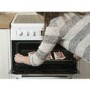 Beko BDVC667W Double Oven 60cm Electric Cooker with Programmable Timer White