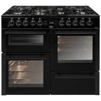 Beko BDVF100K 100cm Double Oven Dual Fuel Range Cooker Black