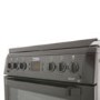 Beko BDVG697KP Double Oven 60cm Gas Cooker With Glass Lid Black