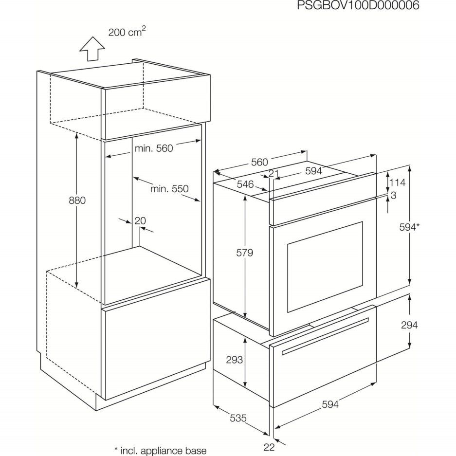 AEG BE3003021M MaxiKlasse Electric Builtin Single Oven Stainless