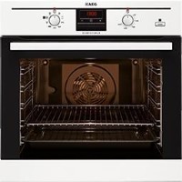 AEG BE300362KW COMPETENCE Electric Built-in Oven with SteamBake Function - White