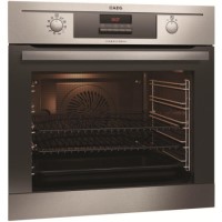 AEG BE5003021M MaxiKlasse SoftMotion Electric Built-in Single Oven - Anti-Fingerprint Stainless Steel