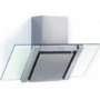 Baumatic BE700GL Angled Stainless Steel And Glass 70cm Wide Chimney Cooker Hood