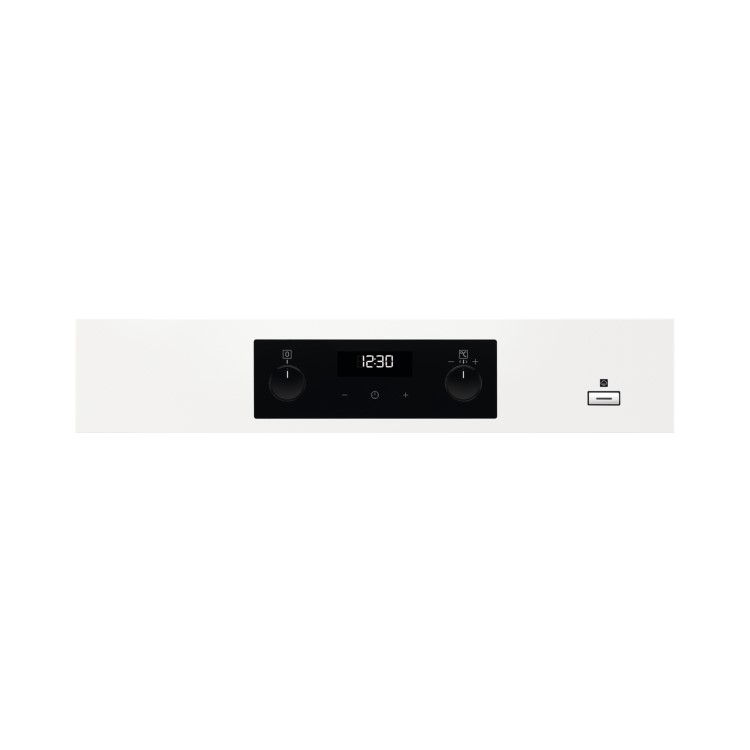 AEG 6000 SteamBake Electric Single Oven - White