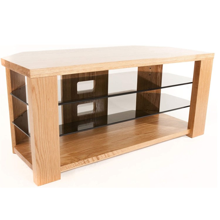Optimum BENCH 1200 Solid Oak TV Stand - Up to 55 inch 