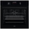 BEX535A61B AEG 3000 Series Air Fry Electric Single Oven - Black