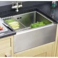 Astracast BEXBHOMEPK5 Belfast Single Bowl Ceramic Sink in White with Brushed Steel Accessories