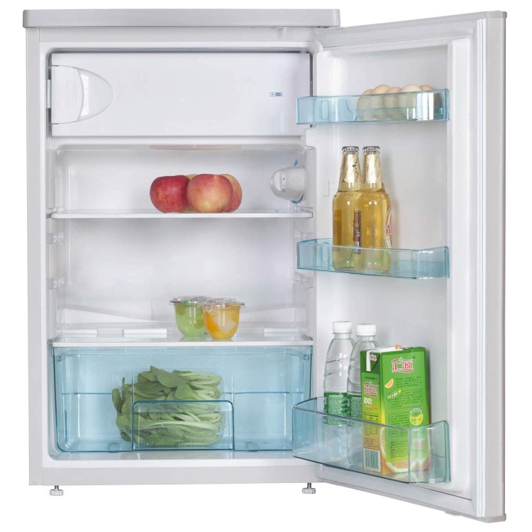 Baumatic BF555SE Freestanding Fridge With Ice Box In Stainless Steel Look