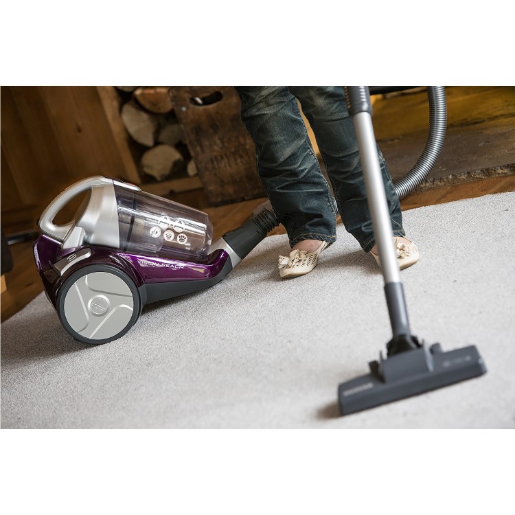 Hoover BF70VS11 Vision Reach AAA-rated 700W Bagless Pets Cylinder Vacuum Cleaner Purple