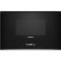 Refurbished Siemens iQ700 BF722L1B1B Built In 21L with Grill 900W Microwave Black Refurbished Siemens iQ700 BF722L1B1B Built In 21L with Grill 900W Microwave Black