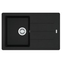 Franke Basis Granite Inset Kitchen Sink - Matt Black