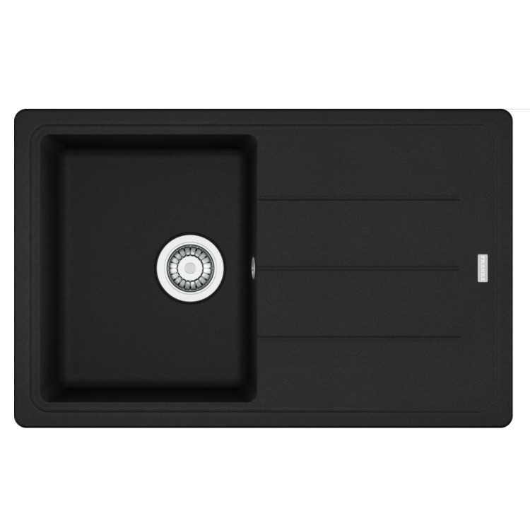 Franke Basis Granite Inset Kitchen Sink - Matt Black