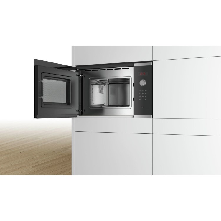 Bosch Series 4 Built-In 800W Microwave - Stainless Steel