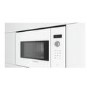 Refurbished Bosch Serie 4 BFL523MW0B Built In 20L 800W Microwave Oven White