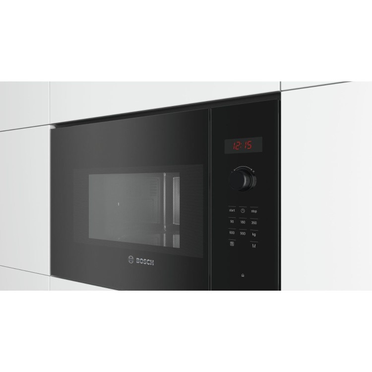 Bosch Series 4 Built-In 900W Microwave - Black