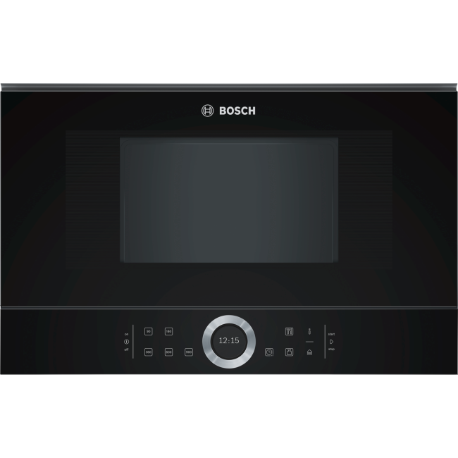 Bosch Series 8 21L 900W Builtin Microwave Black BFL634GB1B