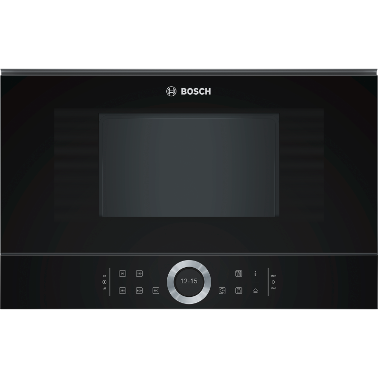 Bosch Series 8 21L 900W Built-in Microwave - Black