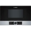 Refurbished Bosch Serie 8 BFL634GS1B Built In 20L 800W Standard Microwave Stainless Steel