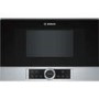 Refurbished Bosch Serie 8 BFL634GS1B Built In 20L 800W Standard Microwave Stainless Steel