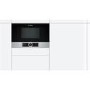 Refurbished Bosch Serie 8 BFL634GS1B Built In 20L 800W Standard Microwave Stainless Steel