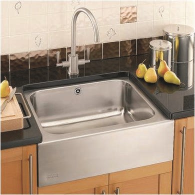 Franke Bfx710dp Belfast Single Bowl Stainless Steel Sink And Tap Designer Pack