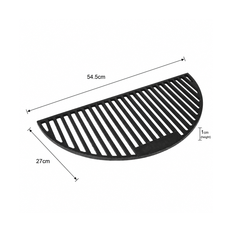 Boss Grill Half Moon Cast Iron Grate for eiqkingegg