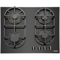 Baumatic BGG60 Four Burner Gas-on-glass Hob - Black