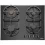 Baumatic BGG60 Four Burner Gas-on-glass Hob - Black