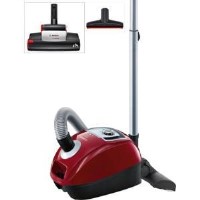 GRADE A3 - Heavy cosmetic damage - Bosch BGL4PETGB Vacuum Cleaner in Cayenne red silver