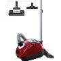 GRADE A3 - Heavy cosmetic damage - Bosch BGL4PETGB Vacuum Cleaner in Cayenne red silver