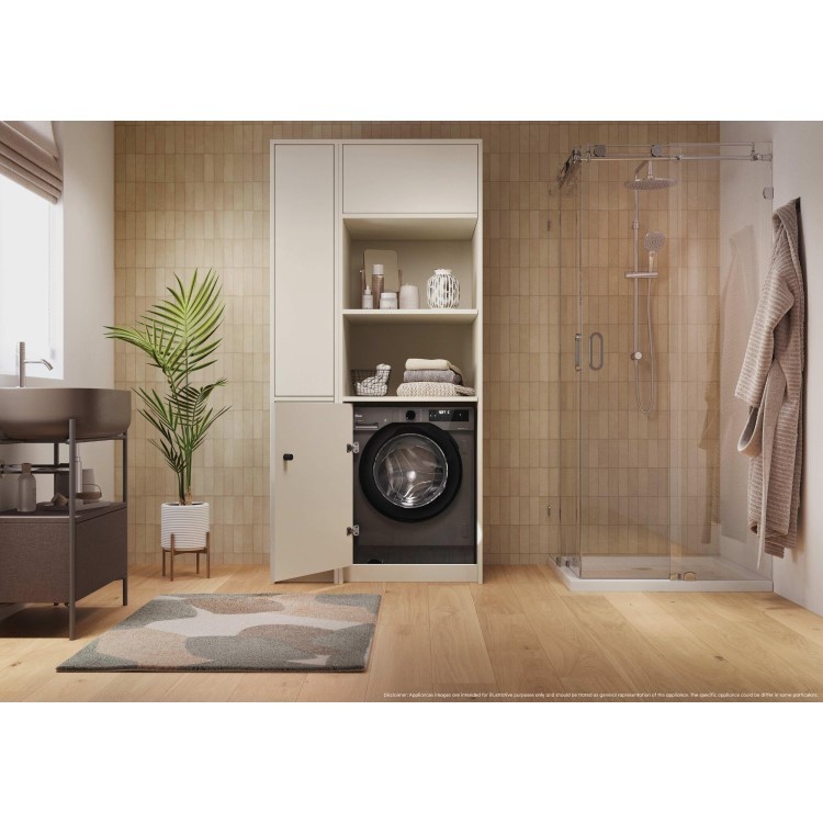 Hoover H-Wash & Dry 400 Pro 9kg Wash 6kg Dry 1600rpm Integrated Washer Dryer - Graphite