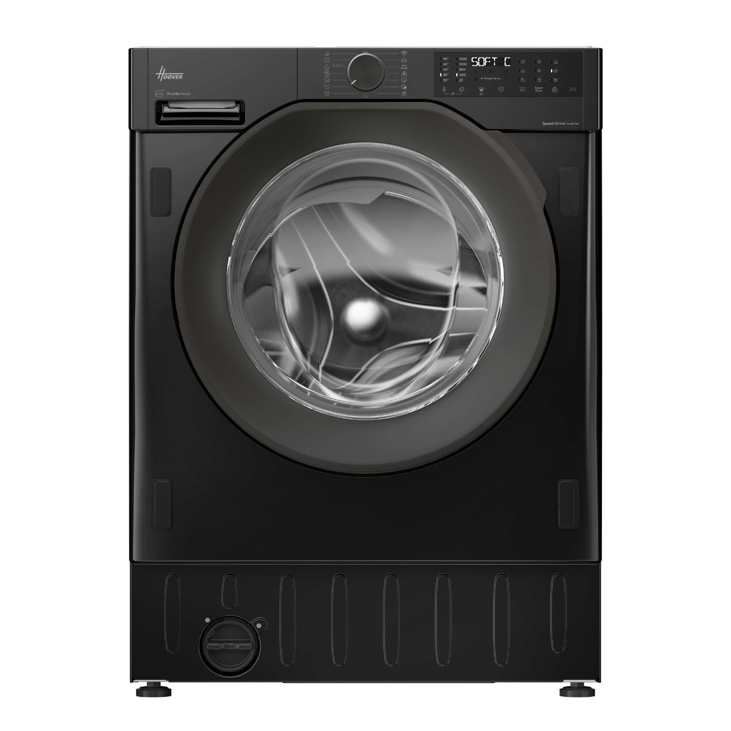 Hoover Bh4s696m6dr9b-80 9Kg Wash 6Kg Dry Integrated Washer Dryer, 1600Rpm H-Wash&Dry 400 Pro, D Rated,  31801171