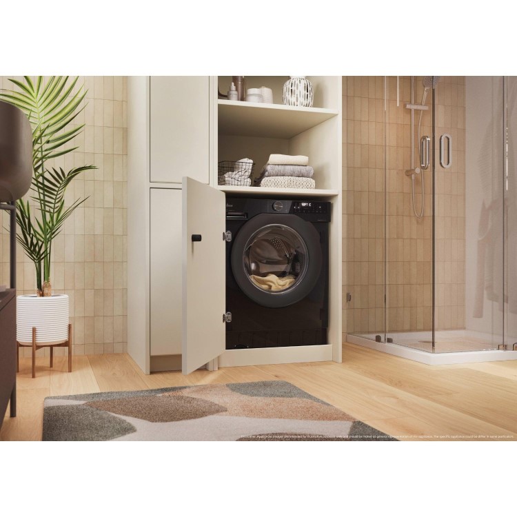 Hoover H-Wash & Dry 400 Pro 9kg Wash 6kg Dry 1600rpm Integrated Washer Dryer - Black