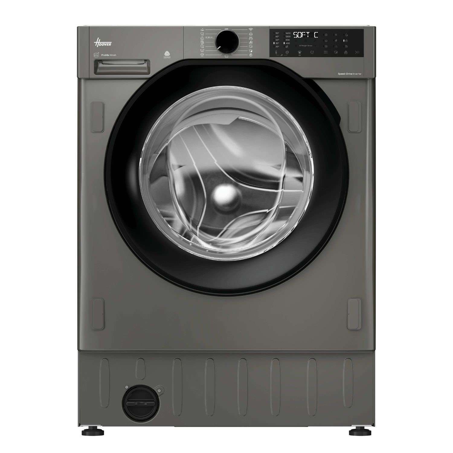 Hoover H-Wash 400 Pro 9Kg 1600Rpm Integrated Washing Machine Graphite 31801210