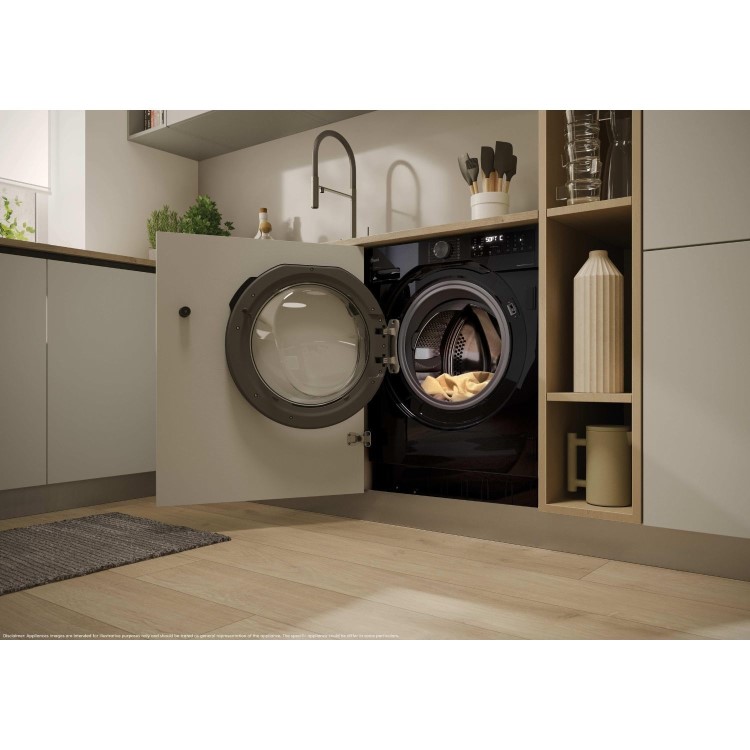 Hoover H-Wash 400 Pro 9kg 1600rpm Integrated Washing Machine - Black