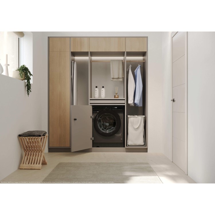 Haier Series 6 9kg Wash 6kg Dry 1600rpm Integrated Washer Dryer - Graphite