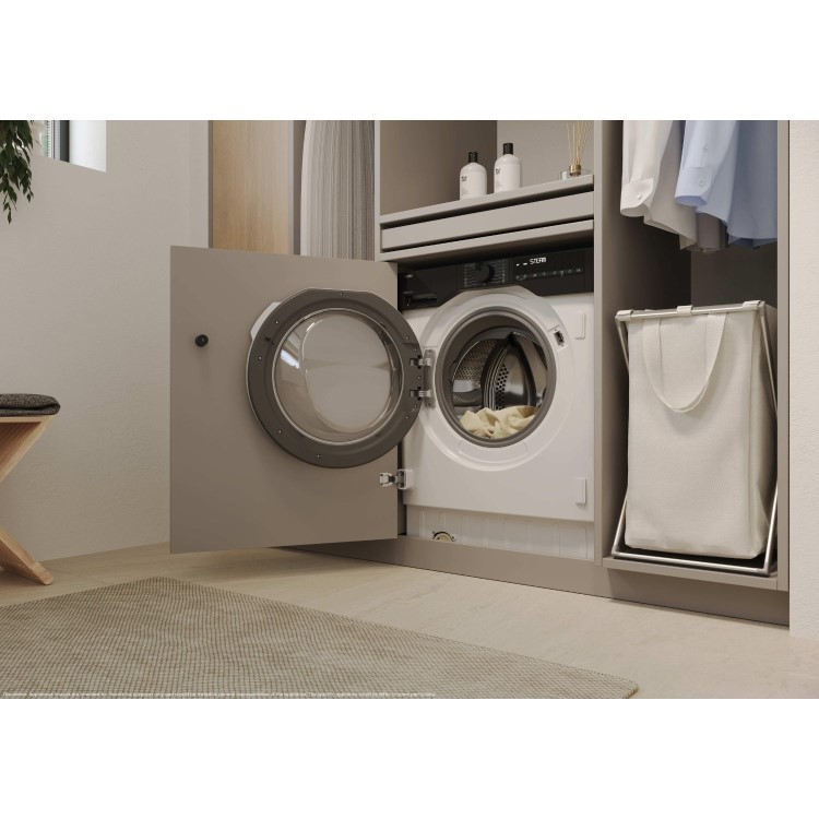 Haier Series 6 9kg 1600rpm Integrated Washing Machine - White