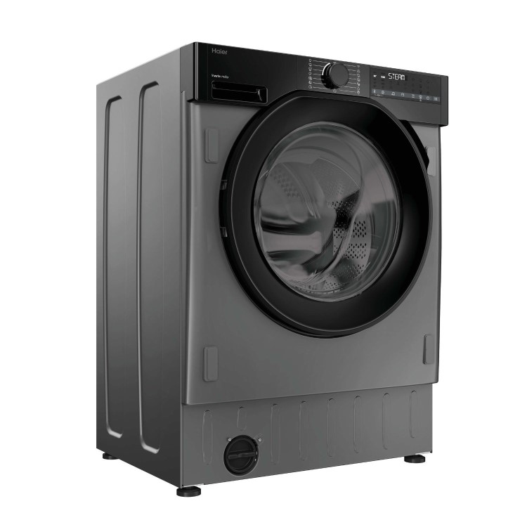 Haier Series 6 9kg 1600rpm Integrated Washing Machine - Graphite