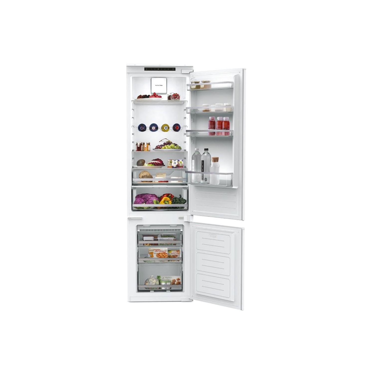Refurbished Hoover BHBF192FK Integrated 281 Litre 70/30 Frost Free Fridge Freezer