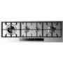 Baumatic BHG112SS Premium-line Slimline Four burner 112cm Gas Hob Stainless Steel