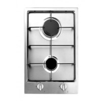 Baumatic BHG300.5SS 29cm Two Burner Domino Gas Hob Stainless Steel